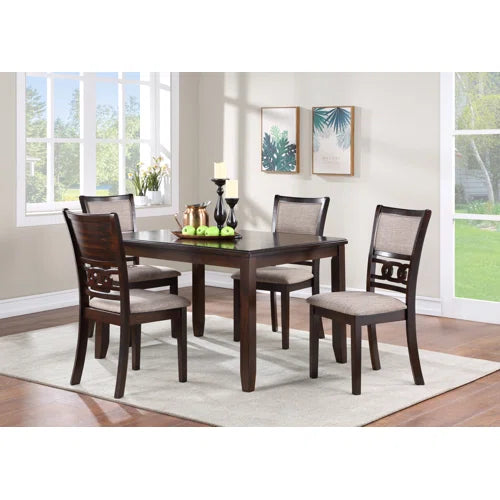 5 - Piece Solid Wood Top Dining Set (READ DESCRIPTION)