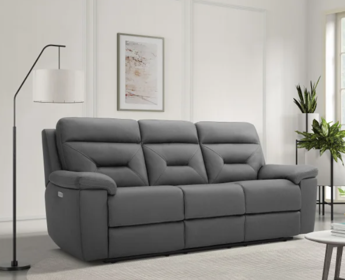 Lawton Fabric Power Reclining Sofa