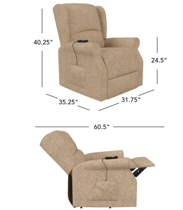 Garland Fabric Lift Recliner