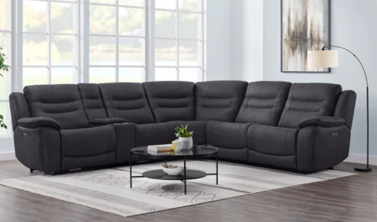 Kelsee Fabric Power Reclining Sectional