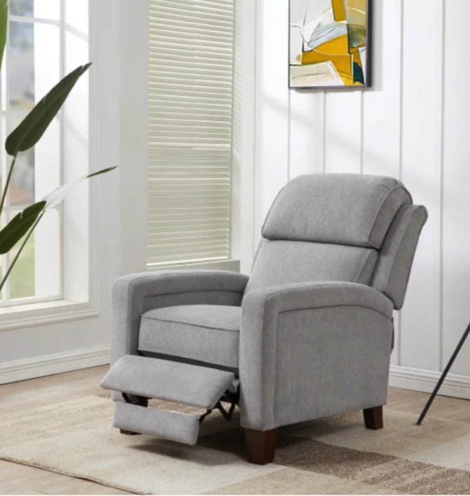 Wessen Fabric Pushback Recliner