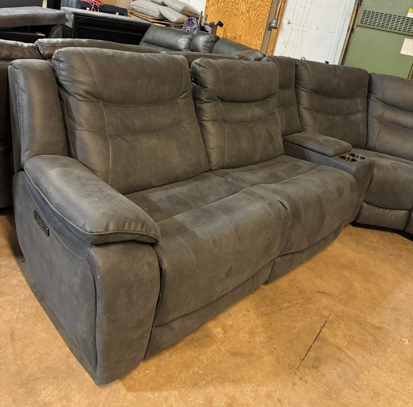 Kelsee Fabric Power Reclining Sectional