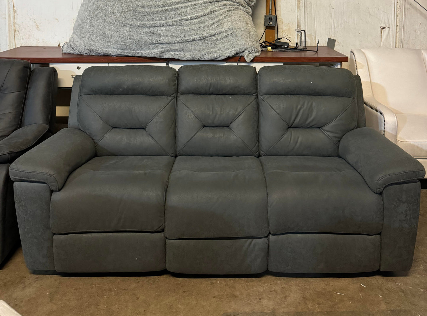 Lawton Fabric Power Reclining Sofa