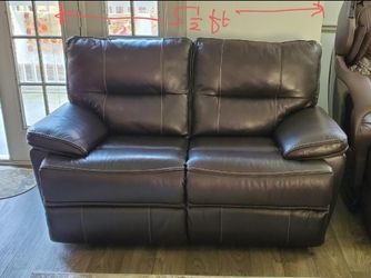 Tomlin Leather Power Reclining Love Seat