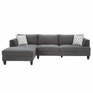 Ellery Fabric Sectional with Ottoman